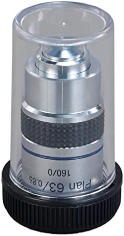 OMAX 63X PLAN objective DIN 160/0.17 microscope lens