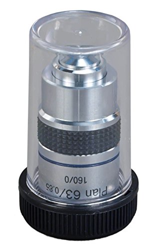 OMAX 63X PLAN objective DIN 160/0.17 microscope lens