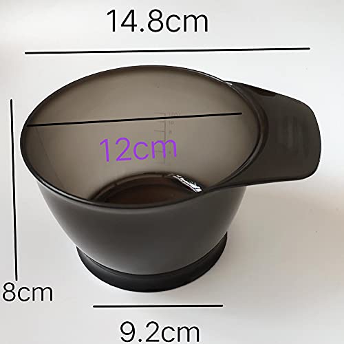 GSHLLO 4 PCS Plastic Hair Color Bowls Mixing Tint Bowls Hair Dye Tinting Bowls Hair Coloring Dyeing Tools for Salon Hairdressing