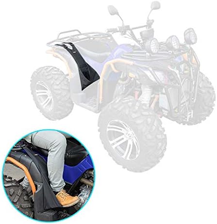 kemimoto 2 Pcs ATV Rear Passenger Foot Pegs Universal Adjustable Foldable Wear-resistant Foot Rest Made of Heavy Duty 600D Oxford Cloth Compatible With Sportsman Rancher Foreman