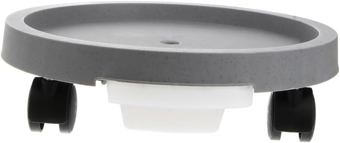 POPETPOP Flowerpot Tray with Water Drainage Mobile Plant Saucer for Use Durable Easy to Clean Stylish Design for Succulents and Potted Plants