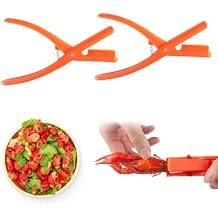 Crawfish Sheller Tool, 2025 New Crayfish Tail Peeling Device, Durable Lobster Peeling Tool, Lightweight Seafood Peeler for Home Kitchen, Shrimp Sheller for Seafood Lovers 2, Orange