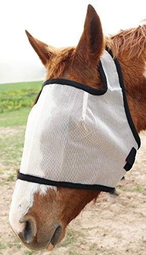 CHALLENGER Equine Horse FlyMask Summer Spring Airflow Mesh 73228BK