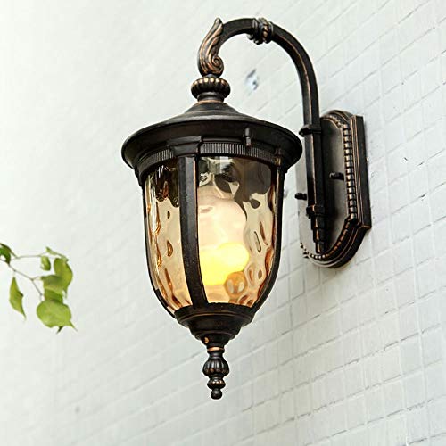 Lampe murale vintage E27 en aluminium pour éclairage extérieur de villa