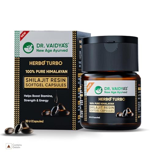 Dr. Vaidya's Pure Himalayan Shilajit Resin Softgel — Shilajit Supplements