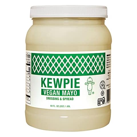 [KEWPIE] Vegan Mayo Dressing and Spread - Kosher, Plant-Based, Gluten-Free | Richly Flavored, Delicately Seasoned | Perfect for Restaurants and Home Use (64 oz Jar) Cover
