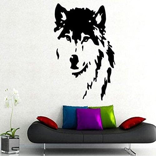 Wall Decals Wolf Dog Animals Fashion Bedroom Bathroom Vinyl Sticker Wall Decor Murals Wall Decal