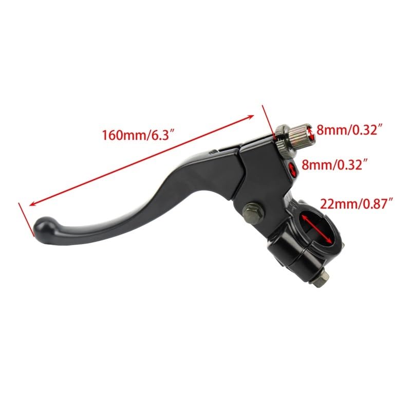 Palancas de freno de 22mm para manillar de moto que solucionan el juego y la holgura 2