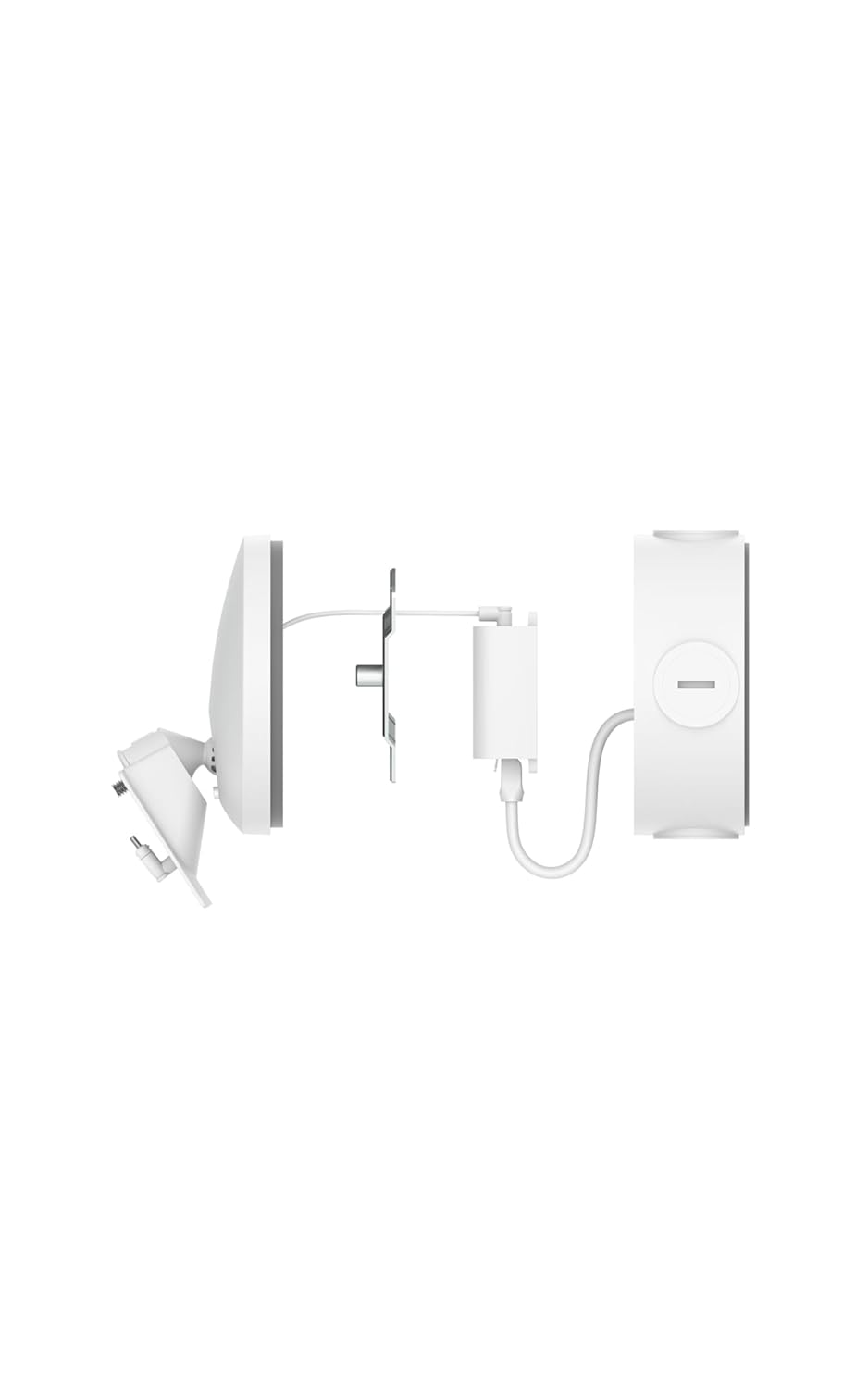 Ring Outdoor Cam Pro, Power over Ethernet (Newest Model) — Retinal 4K with wide-angle video, 10x Enhanced Zoom, and Low-Light Sight, White image 3