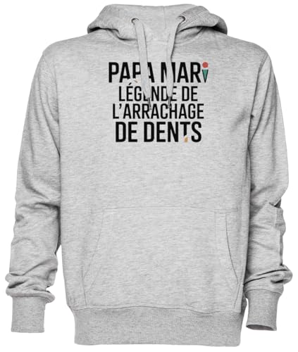 Jersey Papa Mari Légende De L’arrachage De Dents sweat gris unisexe homme