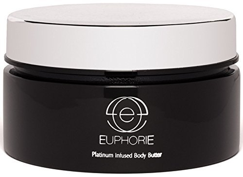 EUPHORIE - Platinum Infused Body Butter - Provides Deep Moisture To The Whole Body To Hydrate and Soften Your Skin - 8.5 oz