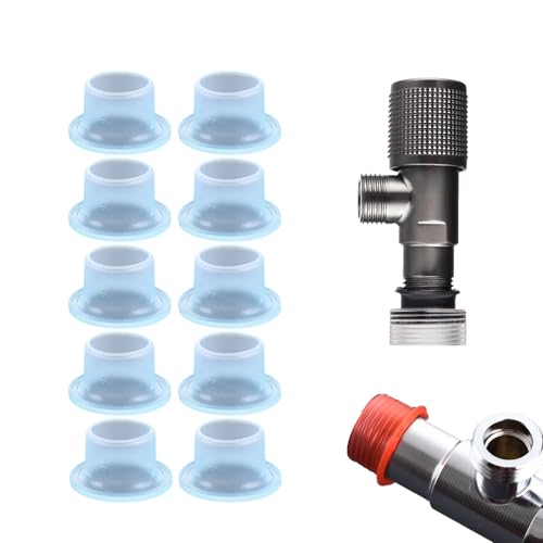 20 Stück Dichtungsringe Wasserhahn, Gummidichtung Wasserhahn mit Rand, Silikondichtung für Faucet Abfluss