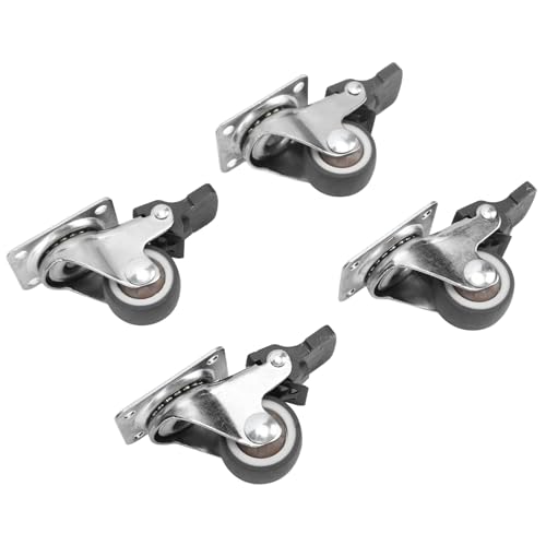 Roulettes de 1 Pouce Aramox pour Déplacer Facilement vos Bacs de Rangement Lourds