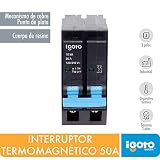 Interruptor termomagnetico 2 polos 50 amp 9 Imagen adicional