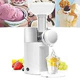 Máquina para hacer postres congelados (1000 ml), máquina para hacer helados, con tanque extraíble, fácil de limpiar, para hacer helados de frutas,B