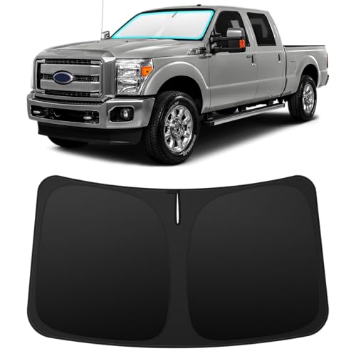 Image of INSAUTO Custom Fit Windshield Sun Shade for Ford F250 F350 F450 2008-2016