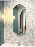 Photo Gallery ilifehome moderno specchio da parete bagno impermeabile specchio da trucco con cornice ovale in acciaio inossidabile spazzolato, dorato, orizzontale o verticale (50 × 80 cm / 40 × 90 cm) Photo Gallery ilifehome moderno specchio da parete bagno impermeabile specchio da trucco con cornice ovale in acciaio inossidabile spazzolato, dorato, orizzontale o verticale (50 × 80 cm / 40 × 90 cm)