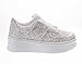 Handmade, Comfortable, and Customizable Bridal Sneakers - Stylish and Comfortable with Sparkling Crystal Stones