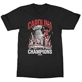 Carolina 2026 Champions Ice Hockey Tribute Unisex T-Shirt (Black, Large)