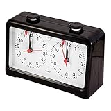 Reloj práctico: práctico reloj de ajedrez analógico de cuarzo PQ9905, adecuado para ajedrez y ajedrez .