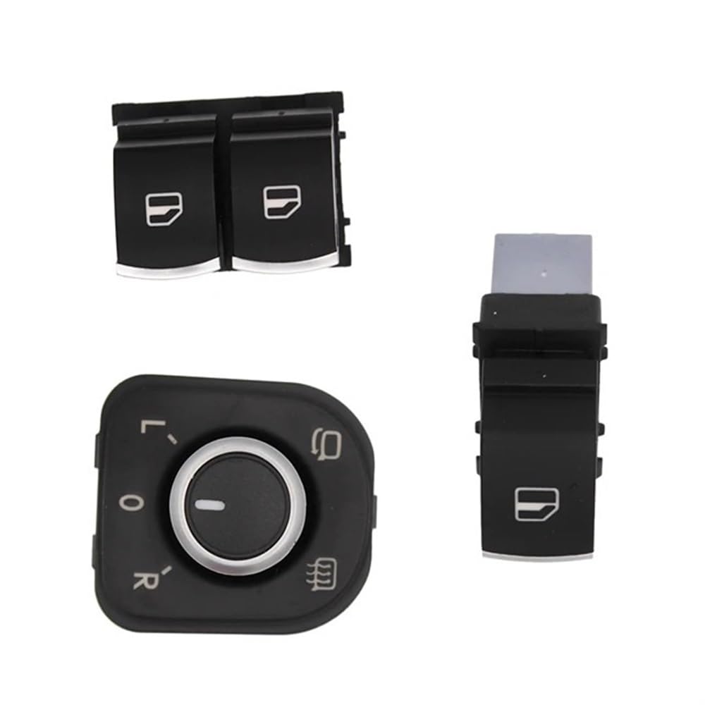 Interrupteur lève vitre bloqué ? Bouton chromé de rechange Passat B6 Golf 5 Mk6 - 8