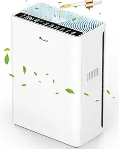 VEWIOR Air Purifiers For Home Large Room Up To 1730 sqft H13 HEPA Air Purifiers Filter With Fragrance Sponge Timer Washable Filter Cover,15 DB Quiet Air Cleaner For Pets Dander Smell Smoke Pollen