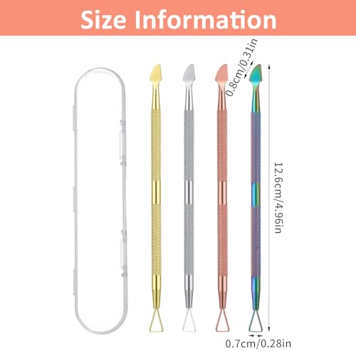 Tyqour 4PCS Multi-Color Metal Set