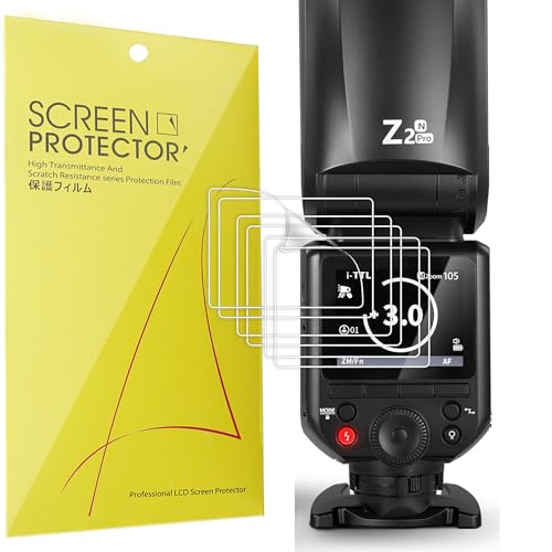 Lamshaw NEEWER Z2PRO�X�N���[���v���e�N�^�[ [6���p�b�N] �t���J�o�[ TPU�N���A�t�B���� NEEWER Z2 PRO Flash�Ή� (6���p�b�N)