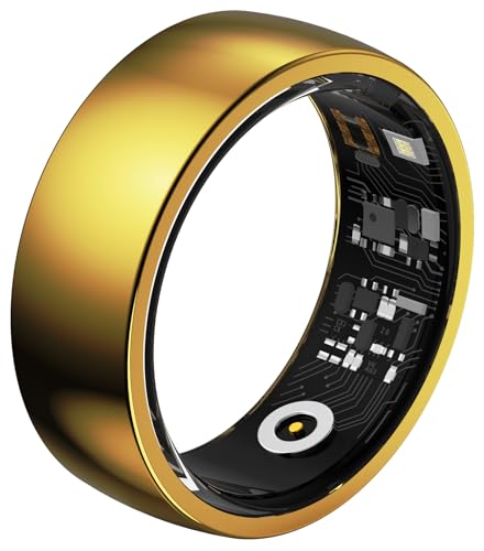 スマートリング スマート指輪 フィットネスリング 体調管理 健康リング 指輪 B-P/H-R/SP-O2飽和度/睡眠モニター 活動量計 歩数計/消費カロリー/運動距離 防水 遠隔撮影 ワイヤレス充電ケース付き IOS/Android対応 日本語対応