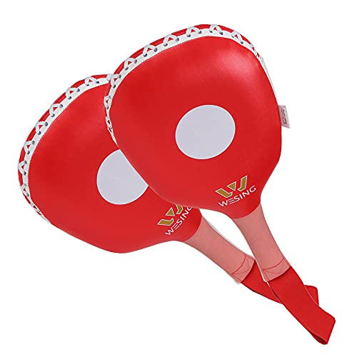 WESING Kampfsport-Pads für Kampfsport, Fokussierung, Rot / Weiß Cover