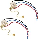XYWHPGV Pull Chain Switch SPDT for Ceiling Fan Lamp with 10cm Pull Chain Gold 2(3d3d9 5a943 3f7bd 47564 98fc9 ddd70