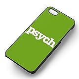 Psych Green Logo for Iphone 6 and Iphone 6s Case (Black Rubber Case)