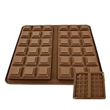 Schokoladenriegelformen, einfach wiederzuverwenden | Schokoladenform aus dickem Silikon | für...