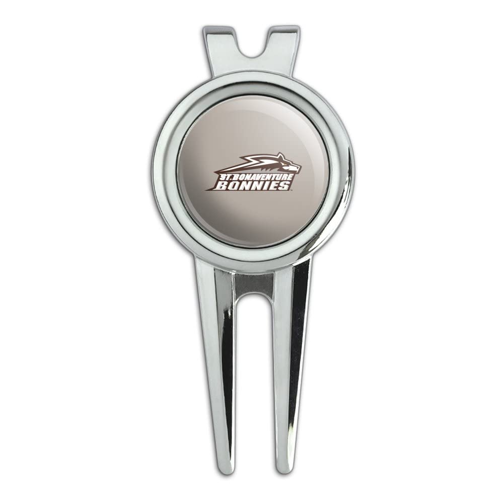GRAPHICS & MORE St. Bonaventure University Bonnies Logo Golf Divot Repair Tool and Ball Marker