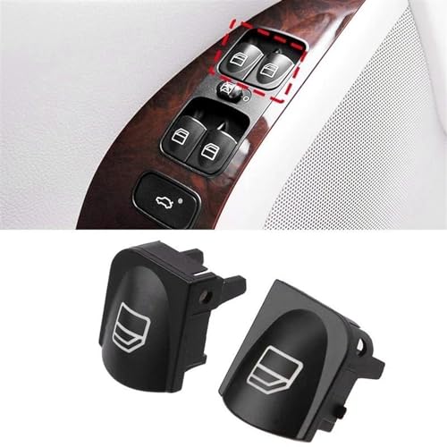 Tapas de botones para elevador de interruptor de coche Mercedes Benz W203 6