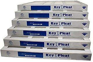 Assigned by Sterling Seal & Supply, (STCC) KP-16x25x1x6.AZ.DSC Furnace Air Filter, 16x25x1 Purolator Key Pleat Extended Surface Pleated Air Filter, Mechanical MERV 8 (Pack of 6)
