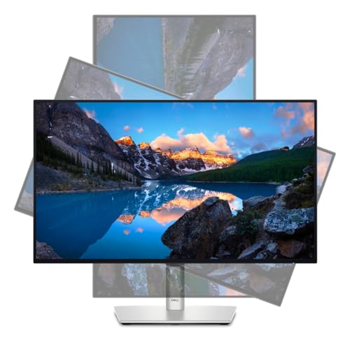 Image of Dell U2424H UltraSharp 24 Inch FHD (1920x1080) Monitor, 120Hz, IPS, 5ms, 98% DCI-P3, 2X USB-C, 2X DisplayPort, HDMI, 3X USB, 3 Year Warranty, Silver