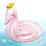 liupmeg Baby Swimming Ring,Kinder Schwan Schwimmring,Aufblasbare Pool Kinder Schwimmreifen,Cartoon Inflatable Swimming Trainer,6 Monate - 3 Jahre altes Baby,Baby Schwimmhilfen mit Schwimmsitz