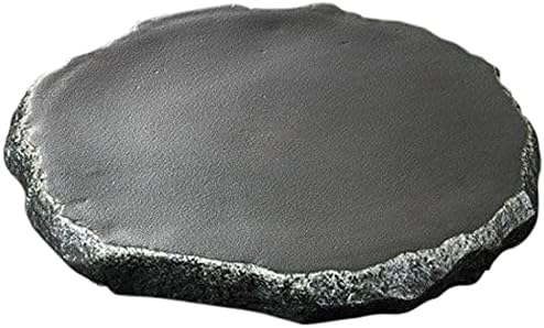 Set of 10 Kurobuki Iwataka Plates(Large) 11.8 x 11.4 x 1.4 inches (30 x 29 x 3.6 cm), 3.9 oz (1,068 g), Special Appetizer Plate, Restaurant, Inn, Japanese Tableware, Restaurant, Commercial Use