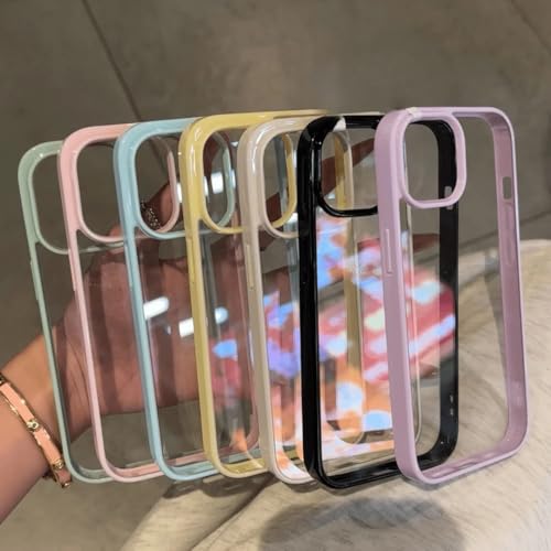 Coque iPhone 11 rigide transparente en acrylique de couleur vert pastel