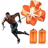 Nusogon Running Speed Training, 56 inch Speed Drills Resistance Parachute Running Sprint Chute Soccer Football...