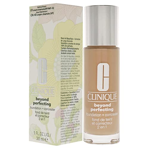 Clinique Beyond Perfecting Foundation Vergleich von Deckkraft und Haltbarkeit