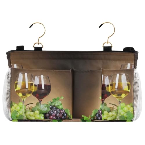 Kjovgcb Iron Frame Hanging Storage Holder, Bedside Caddy Ins