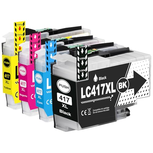 【LAIPENG】Brother用LC417XL LC417XL-4PK 互換4