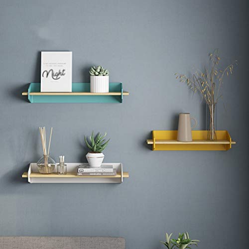 Cuisine organisée avec la boîte de rangement murale simple à trois couleurs