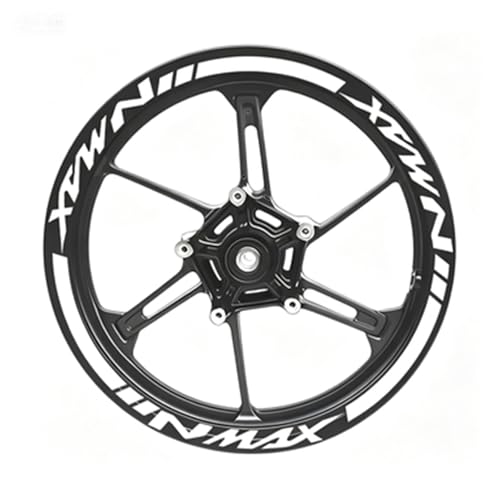 Rayures Jante Course Moto Autocollant Roue Haute Adhésion Yamaha NMAX 155