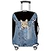 Produktbild Kofferhülle Elastisch Gepäck Kofferhülle 29-32 Zoll Kofferschutzhülle Polyester Gepäck Cover Reisekoffer Hülle Kofferschutz Luggage Cover Katzen Muster Gepäckabdeckung mit Reißverschluss
