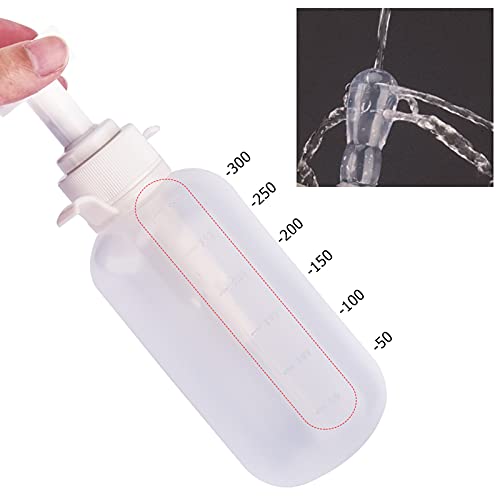 Vaginal Cleaner Anal Douche For Women 3 Nozzle Tips Reusable Manual Pressure Enemas For Douche Gifts For Women(300Ml/10.1Oz) #TOP7