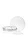 La Rochère Set of 6, 10 Inch Dragonfly Décor Clear Dinner Plates