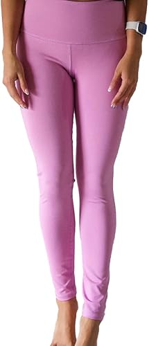 Miniatura 8 de Leggings de cintura alta para mujer, cómodos y elegantes pantalones de yoga con tela que absorbe la humedad (talla única, mediana y grande, morado),